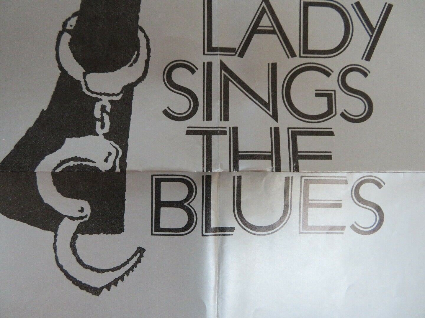 LADY SINGS THE BLUE US ONE SHEET POSTER DIANA ROSS BILLY DEE WILLIAMS - Rendezvous Cinema