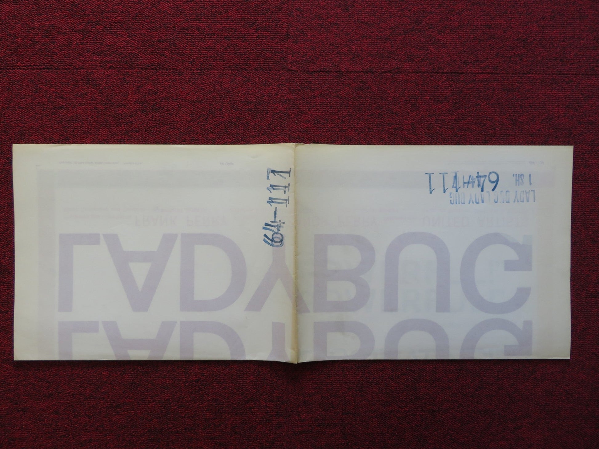 LADYBUG LADYBUG FOLDED US ONE SHEET POSTER WILLIAM DANIELS JANE CONNELL 1964 Rendezvous Cinema Movie posters