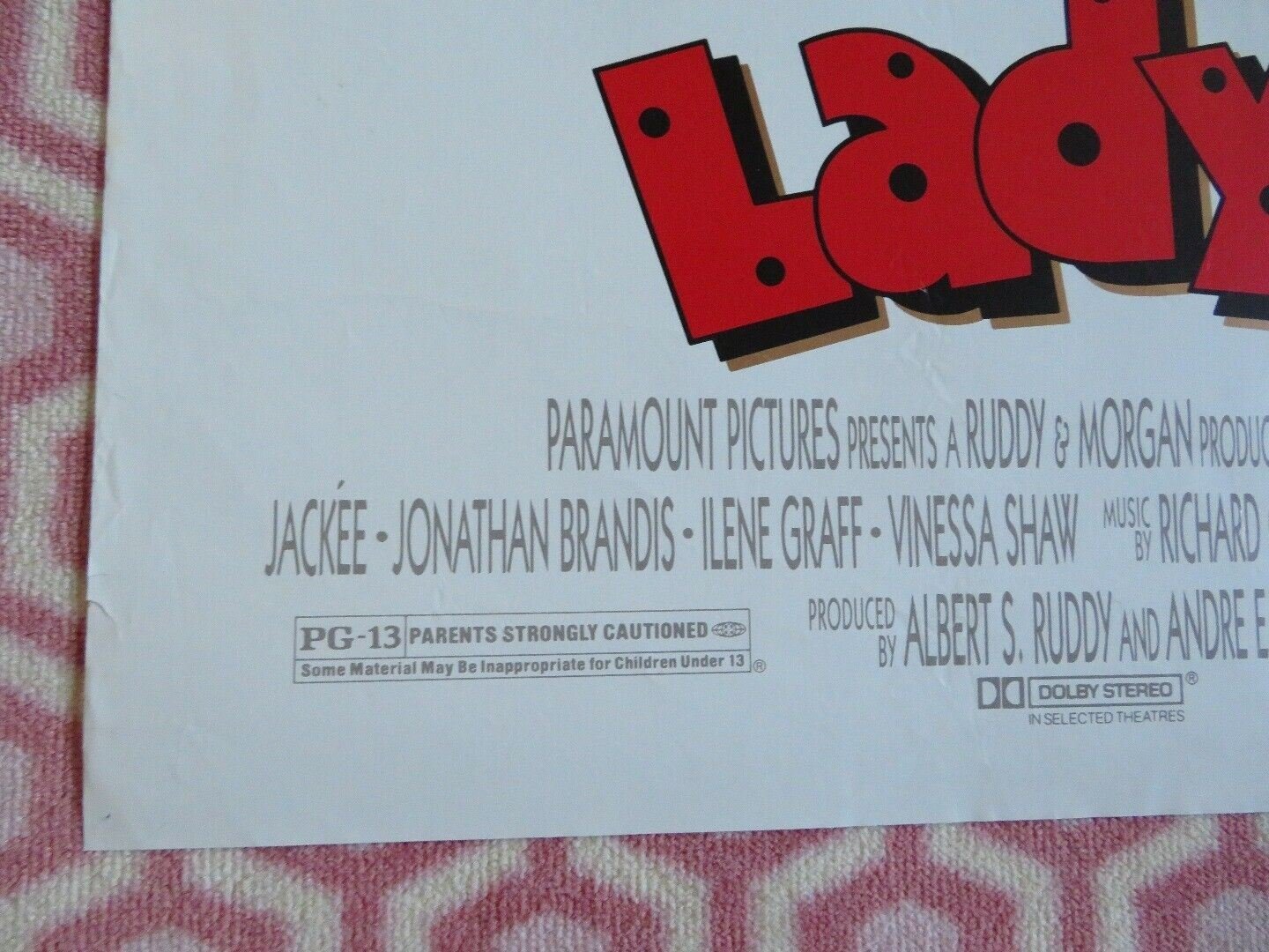 LADYBUGS US ONE SHEET ROLLED POSTER RODNEY DANGERFIELD 1992 Movie posters
