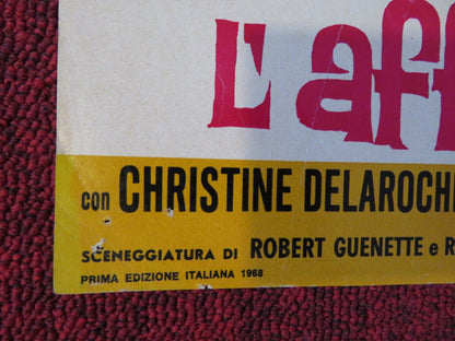 L'AFFARE GOSHENKO ITALIAN FOTOBUSTA POSTER MONTGOMERY CLIFT HARDY KRUGER 1968 Rendezvous Cinema Movie posters