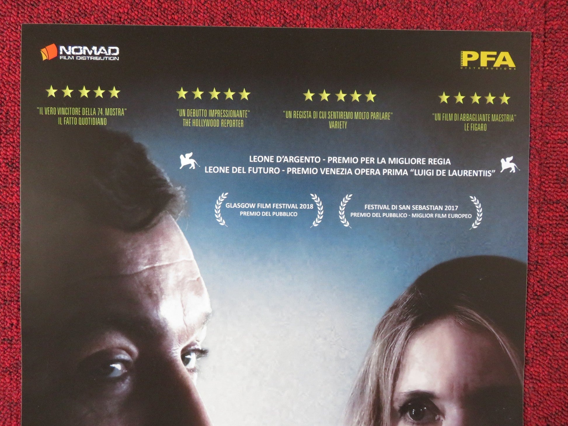 L'AFFIDO - UNA STORIA DI VIOLENZA ITALIAN LOCANDINA POSTER DENIS MENOCHET 2017 Rendezvous Cinema Movie posters