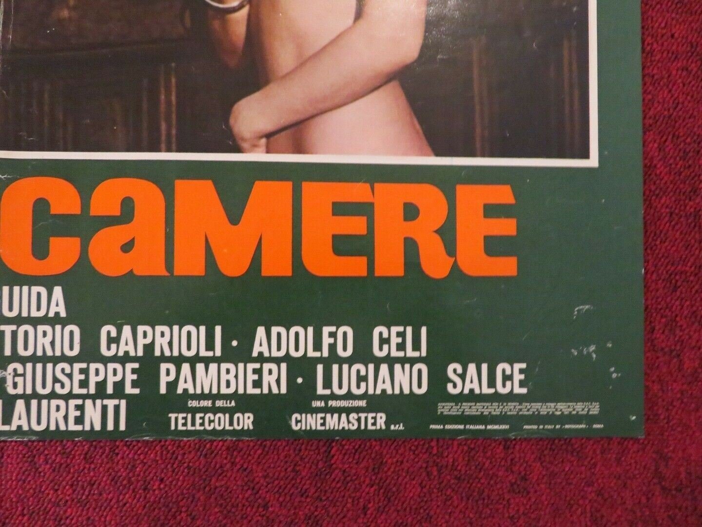 L'AFFITTACAMERE ITALIAN FOTOBUSTA POSTER GLORIA GUIDA LINO BANFI 1976 Movie posters