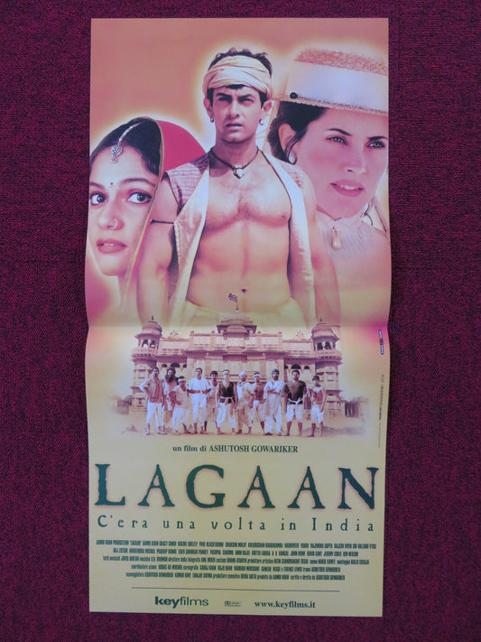 LAGAAN: ONCE UPON A TIME IN INDIA ITALIAN LOCANDINA POSTER AAMIR KHAN 2001 Rendezvous Cinema Movie posters