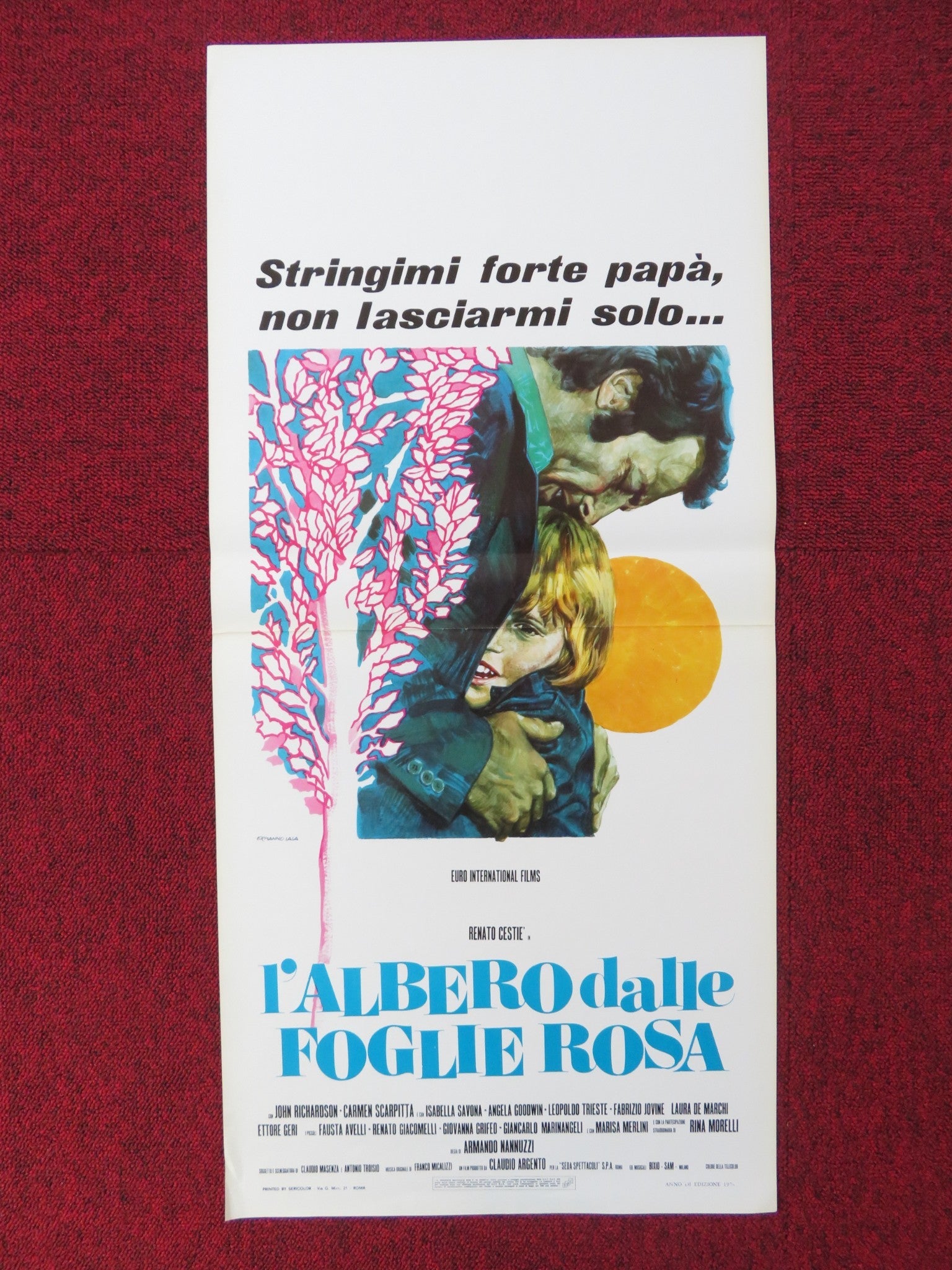 L'ALBERO DALLE FOGLIE ROSA ITALIAN LOCANDINA POSTER RENTO CESTIE 1974 Rendezvous Cinema Movie posters