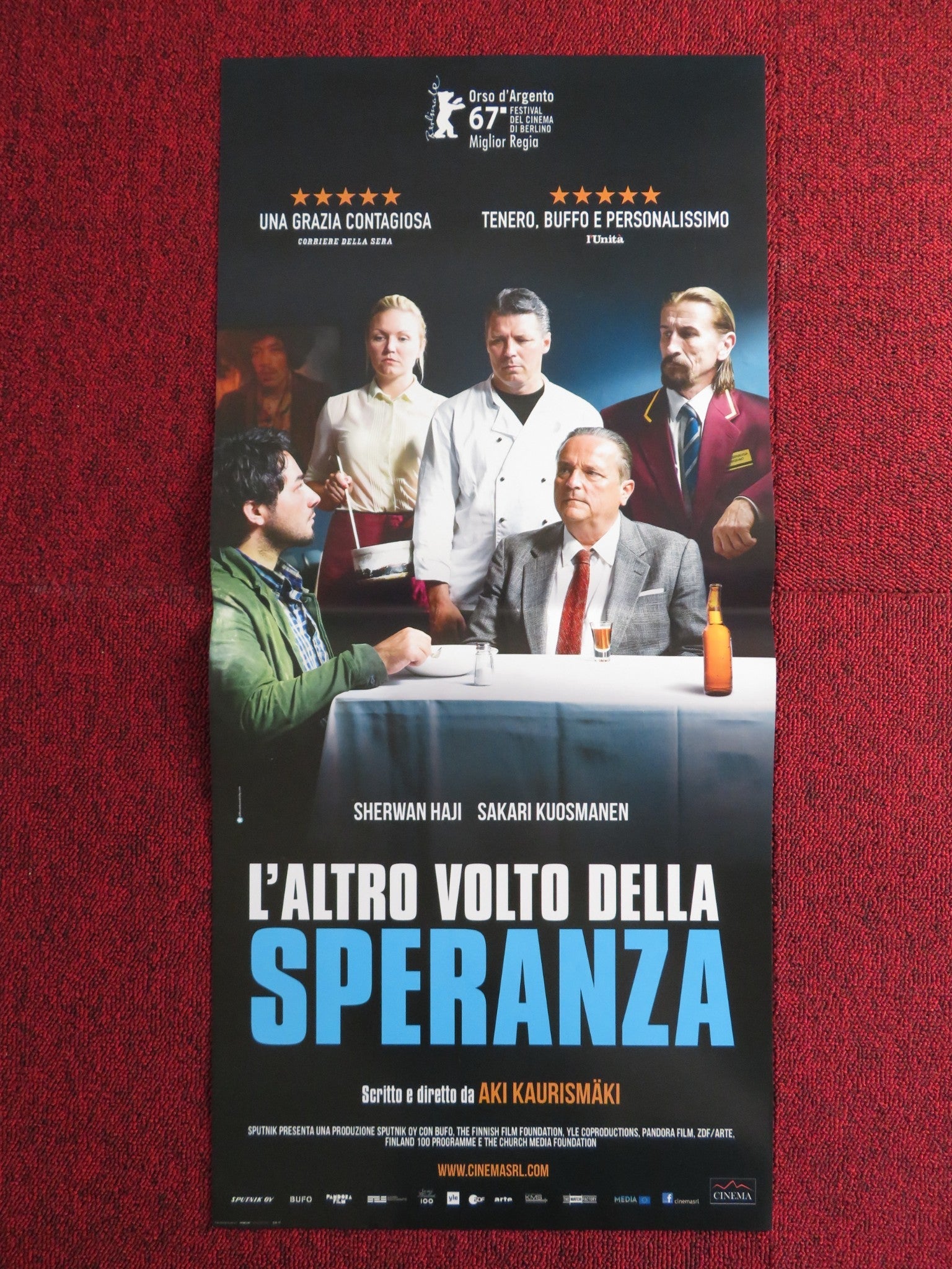 L'ALTRO VOLTO DELLA SPERANZA ITALIAN LOCANDINA POSTER SHERWAN HAJI 2017 Rendezvous Cinema Movie posters