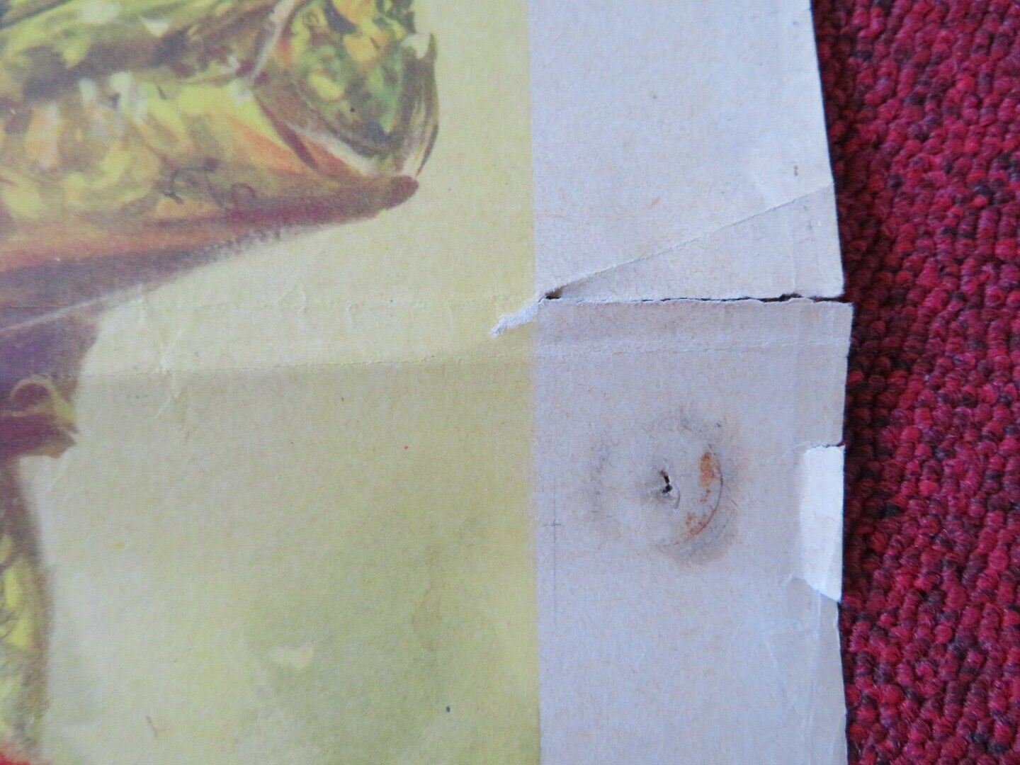 L'AMANTE DEL TORERO ITALIAN LOCANDINA (27.5"x13") POSTER ROBERT STACK 1951 Movie posters