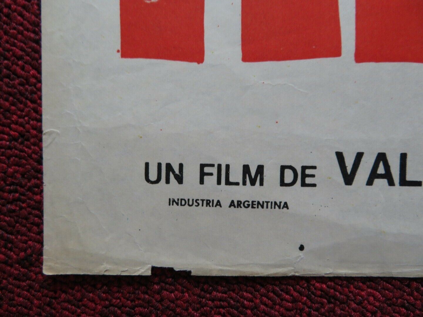 L'AMANTE DELL ORSA MAGGIORE FOLDED ARGENTINA POSTER RINGO WOOD SENTA BERGER 1971 - Rendezvous Cinema