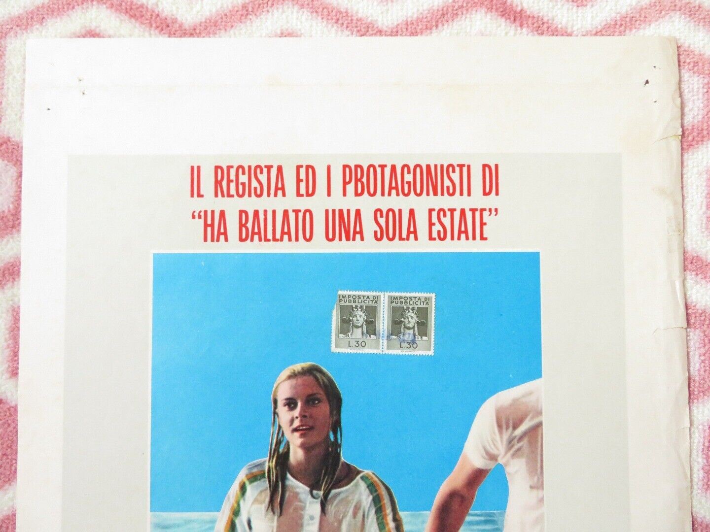 L'AMANTE SVEDESE/ Bamse ITALIAN LOCANDINA (27.5"x13") POSTER U JACOBSSON 1970 Movie posters