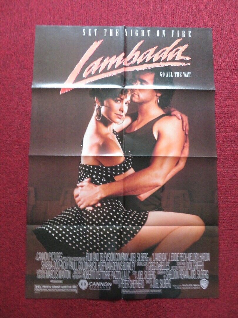LAMBADA - CANNON FOLDED US ONE SHEET POSTER J.EDDIE PECK MELORA HARDIN 1990 Movie posters