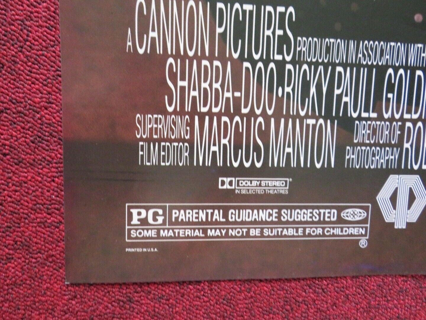 LAMBADA - CANNON FOLDED US ONE SHEET POSTER J.EDDIE PECK MELORA HARDIN 1990 Movie posters