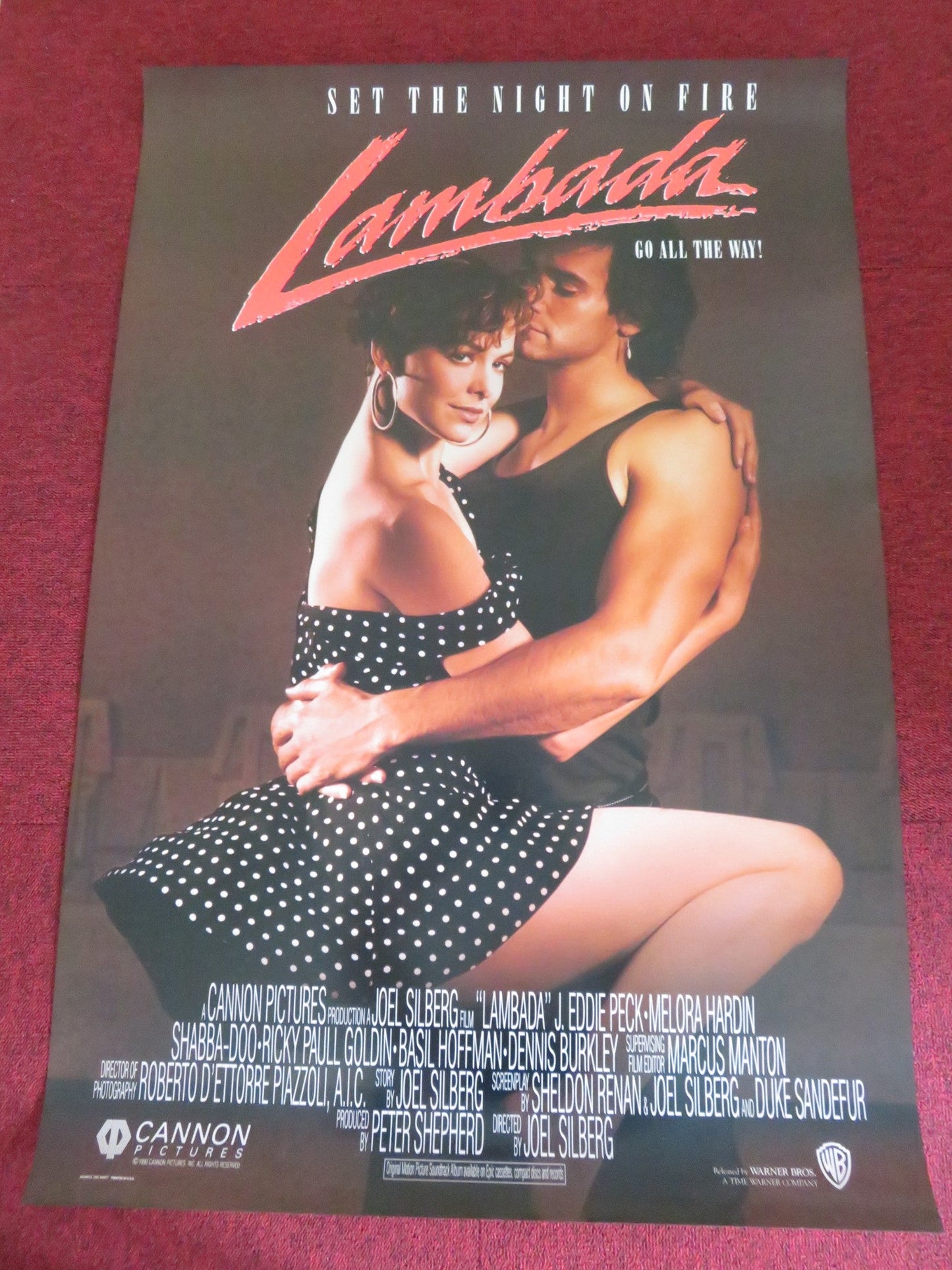 LAMBADA US ONE SHEET ROLLED POSTER CANNON J. EDDIE PECK MELORA HARDIN 1990 Rendezvous Cinema Movie posters