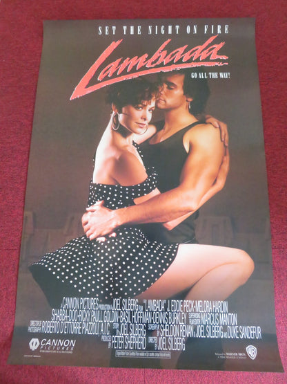 LAMBADA US ONE SHEET ROLLED POSTER CANNON J. EDDIE PECK MELORA HARDIN 1990 Rendezvous Cinema Movie posters