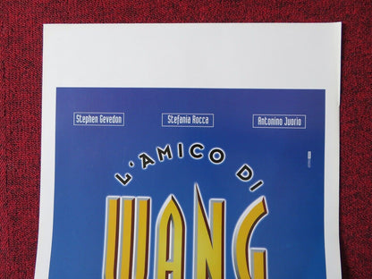 L'AMICO DI WANG ITALIAN LOCANDINA (27.5"x13") POSTER STEPHEN GEVEDON 1997 Movie posters