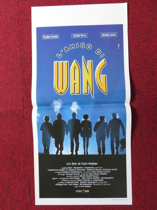 L'AMICO DI WANG ITALIAN LOCANDINA (27.5"x13") POSTER STEPHEN GEVEDON 1997 Movie posters