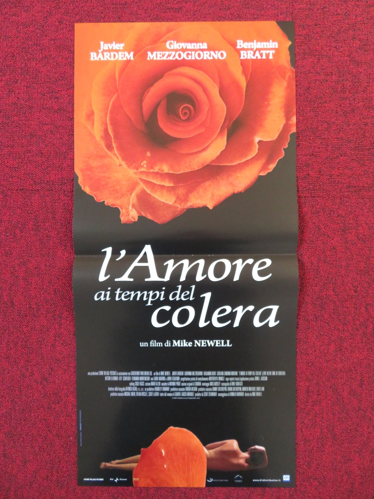 L'AMORE AI TEMPI DEL COLERA ITALIAN LOCANDINA POSTER JAVIER BARDEM 2007 Rendezvous Cinema Movie posters