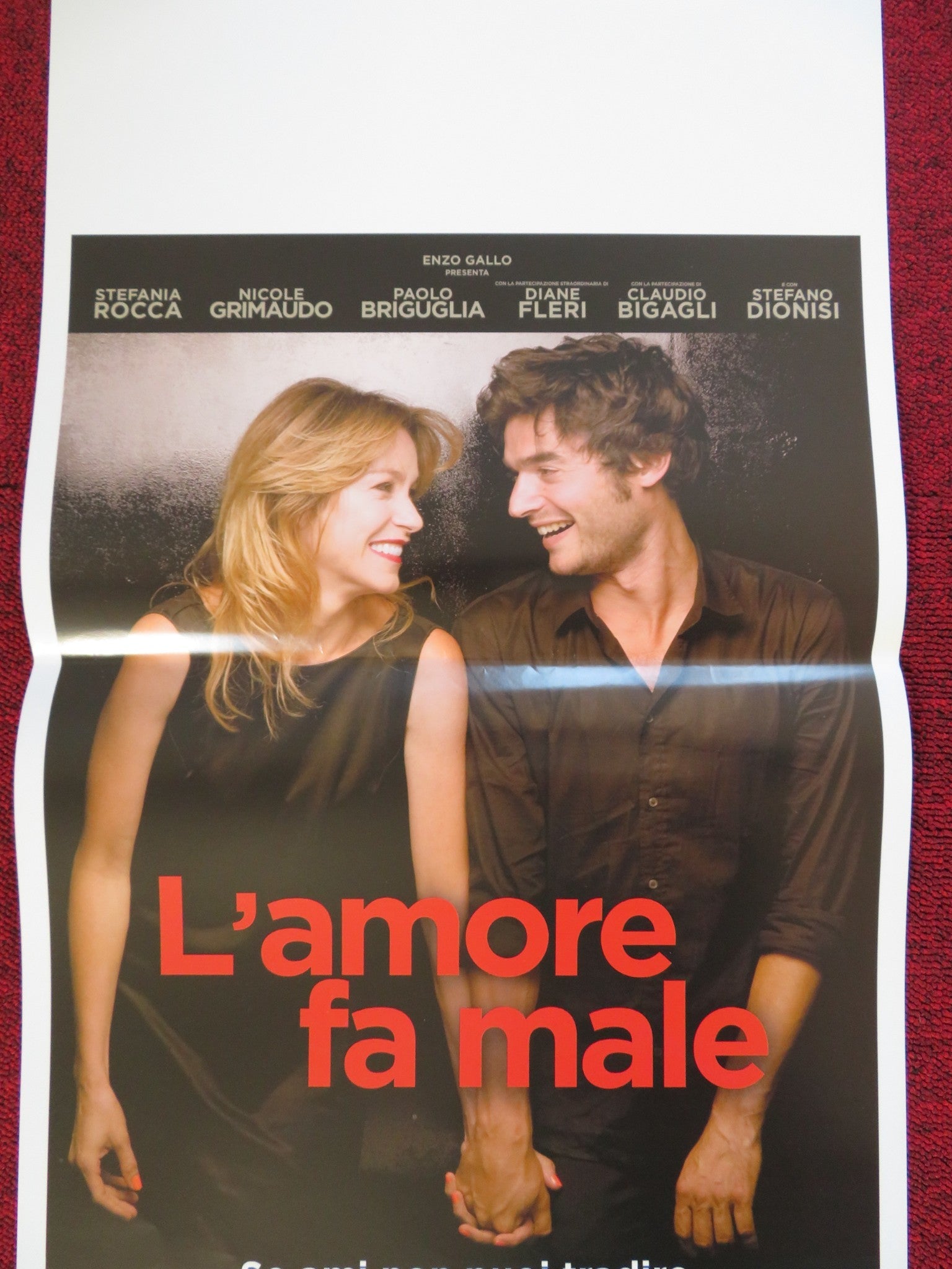 L'AMORE FA MALE ITALIAN LOCANDINA (27.5"x13") POSTER STEFANIA ROCCA 2011 Rendezvous Cinema Movie posters