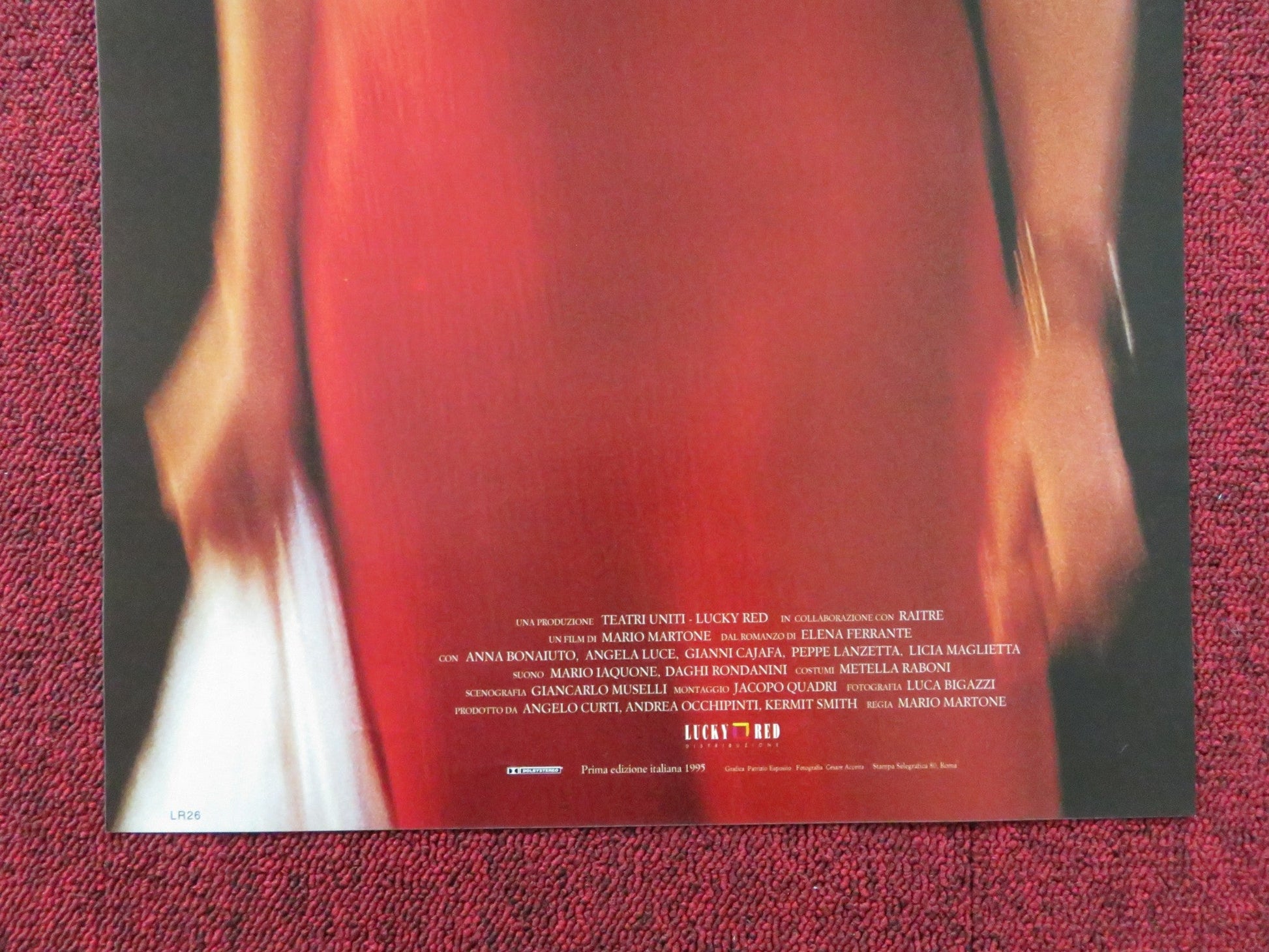 L'AMORE MOLESTO ITALIAN LOCANDINA POSTER ANNA BONAIUTO ANGELA LUCE 1995 Rendezvous Cinema Movie posters