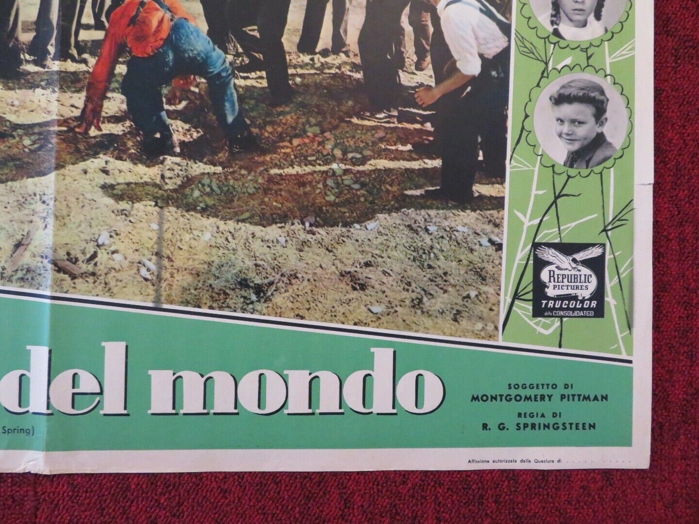 L'AMORE PIU' GRANDE DEL MONDO / COME NEXT SPRING ITALIAN FOTOBUSTA POSTER 1956 Movie posters