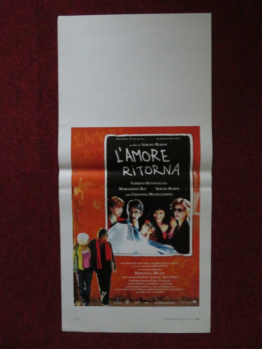 L'AMORE RITORNA ITALIAN LOCANDINA POSTER FABRIZIO BENTIVOGLIO MARGH 2004 Rendezvous Cinema Movie posters