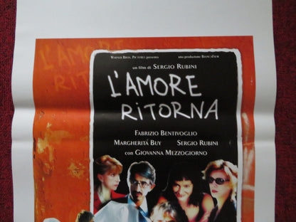 L'AMORE RITORNA ITALIAN LOCANDINA POSTER FABRIZIO BENTIVOGLIO MARGH 2004 Rendezvous Cinema Movie posters