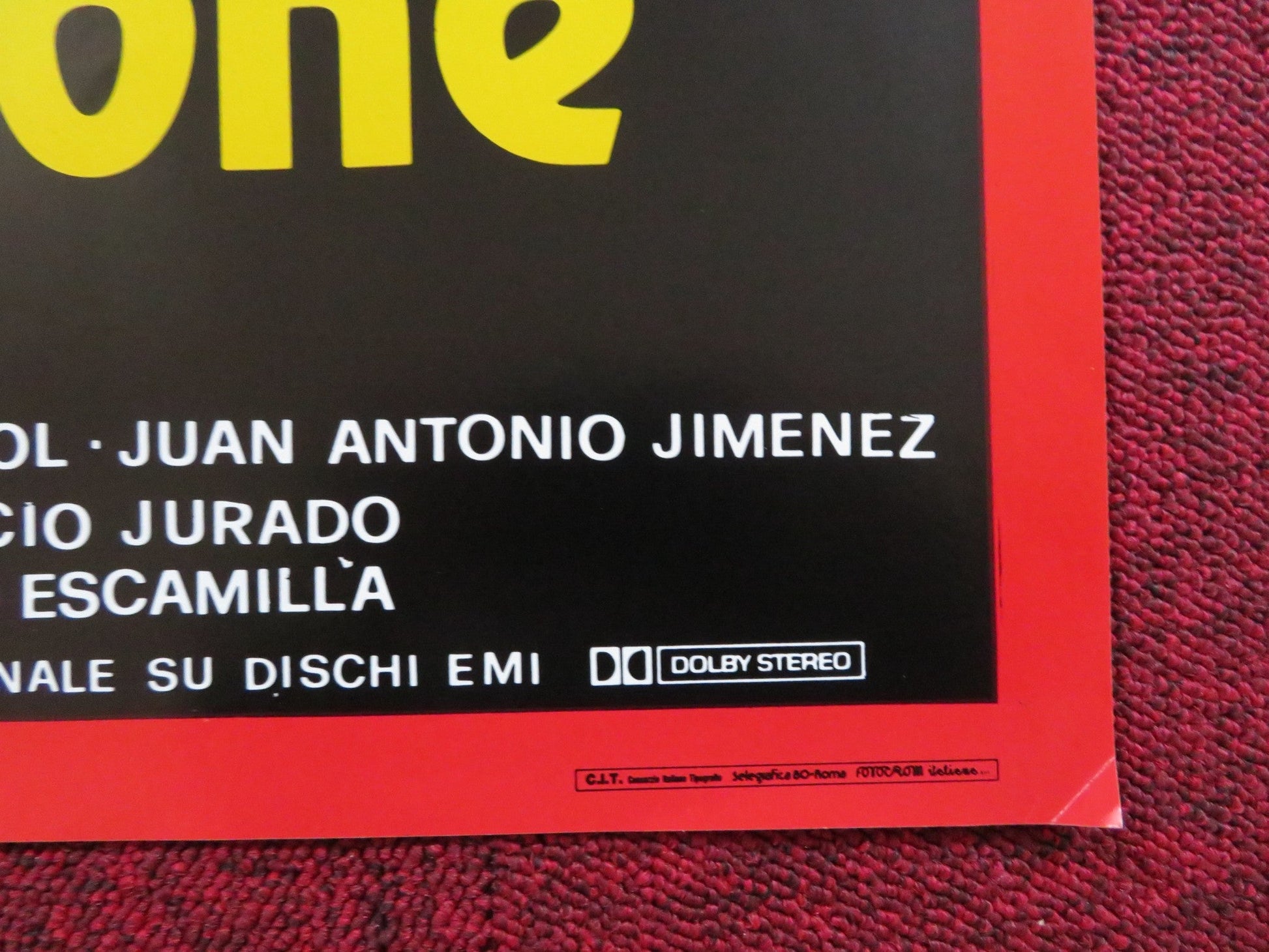 L'AMORE STREGONE - B ITALIAN FOTOBUSTA POSTER ANTONIO GADES CRISTINA HOYOS 1986 Rendezvous Cinema Movie posters