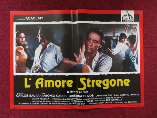 L'AMORE STREGONE - C ITALIAN FOTOBUSTA POSTER ANTONIO GADES CRISTINA HOYOS 1986 Rendezvous Cinema Movie posters