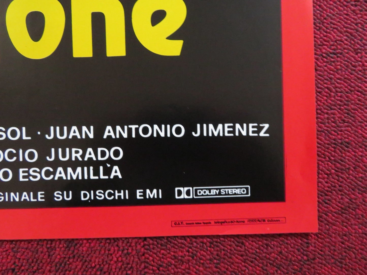 L'AMORE STREGONE - D ITALIAN FOTOBUSTA POSTER ANTONIO GADES CRISTINA HOYOS 1986 Rendezvous Cinema Movie posters