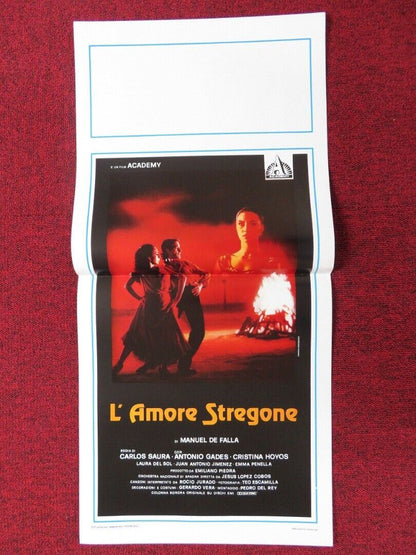 L'AMORE STREGONE ITALIAN LOCANDINA (27.5"x13") POSTER CARLOS SAURA 1986 - Rendezvous Cinema