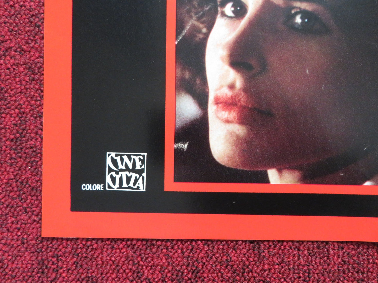 L'AMOUR A MORT - C ITALIAN FOTOBUSTA POSTER SABINE AZEMA FANNY ARDANT 1984 Rendezvous Cinema Movie posters