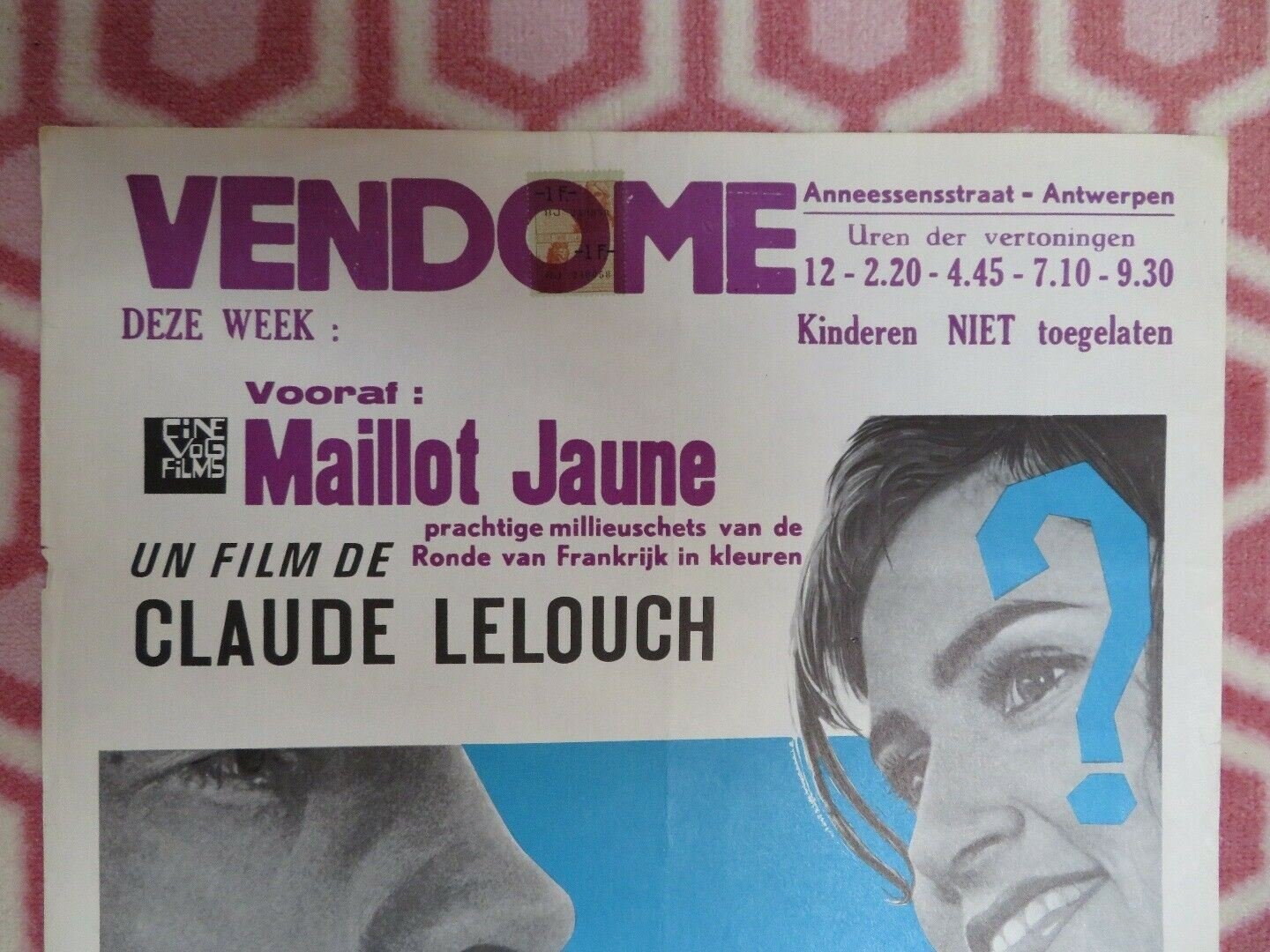 L'AMOUR AVEC DES SI../ In the Affirmative BELGIUM (21.5"x 14.5) POSTER 1964 - Rendezvous Cinema