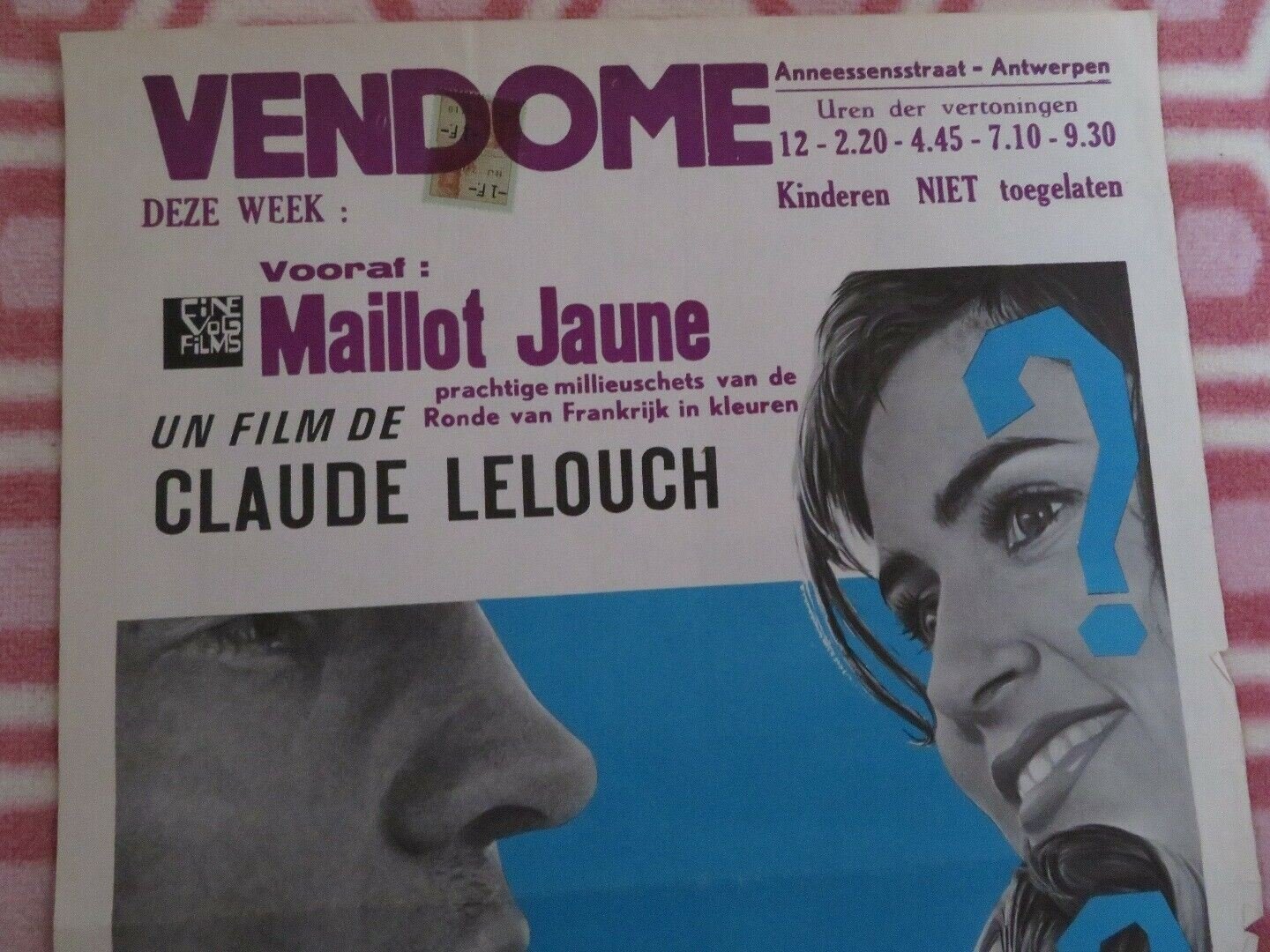 L'AMOUR AVEC DES SI / In the Affirmative BELGIUM (21.5"x 14.5") POSTER 1964 Movie posters
