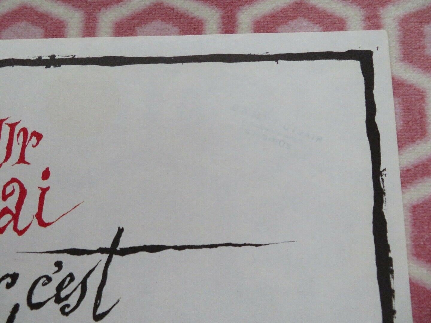 L'AMOUR C'EST GAI/ Love Is Gay, Love Is Sad FRENCH (31.5"X23") ROLLED POSTER '69 Movie posters