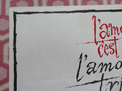 L'AMOUR C'EST GAI/ Love Is Gay, Love Is Sad FRENCH (31.5"X23") ROLLED POSTER '69 Movie posters