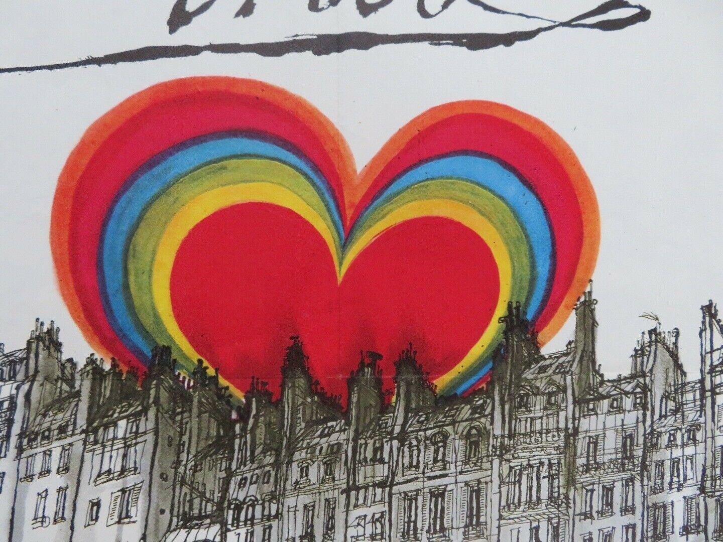 L'AMOUR C'EST GAI/ Love Is Gay, Love Is Sad FRENCH (31.5"X23") ROLLED POSTER '69 Movie posters