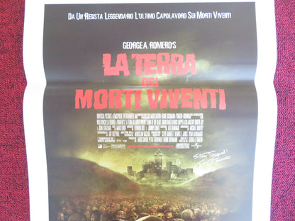 LAND OF THE DEAD ITALIAN LOCANDINA POSTER DENNIS HOPPER JOHN LEGUIZAMO 2005 Rendezvous Cinema Movie posters