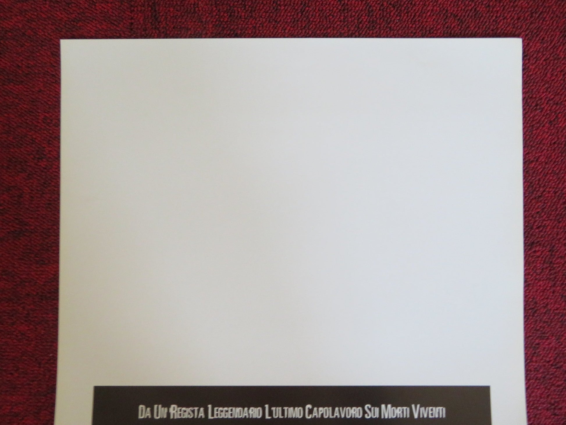 LAND OF THE DEAD ITALIAN LOCANDINA POSTER DENNIS HOPPER JOHN LEGUIZAMO 2005 Rendezvous Cinema Movie posters