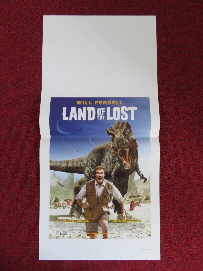 LAND OF THE LOST ITALIAN LOCANDINA (27.5"x13") POSTER WILL FERRELL 2009 Movie posters