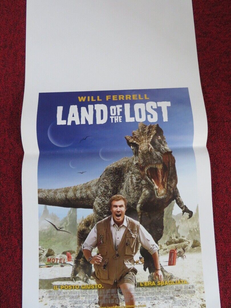 LAND OF THE LOST ITALIAN LOCANDINA (27.5"x13") POSTER WILL FERRELL 2009 Movie posters