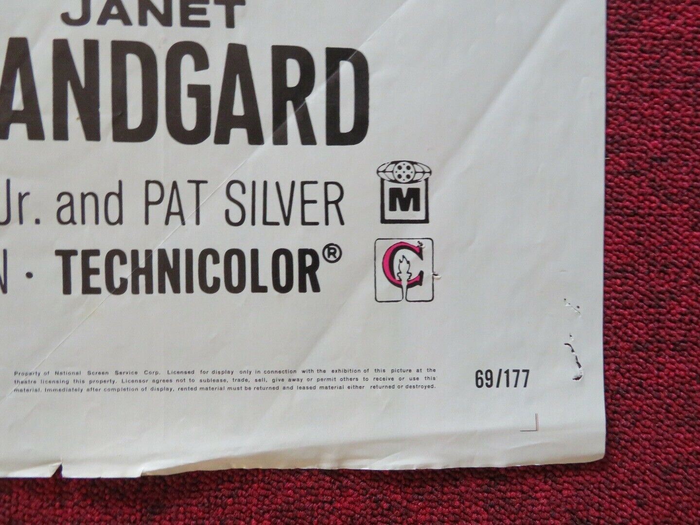 LAND RAIDERS FOLDED US ONE SHEET POSTER TELLY SAVALAS GEORGE MAHARIS 1969 Movie posters