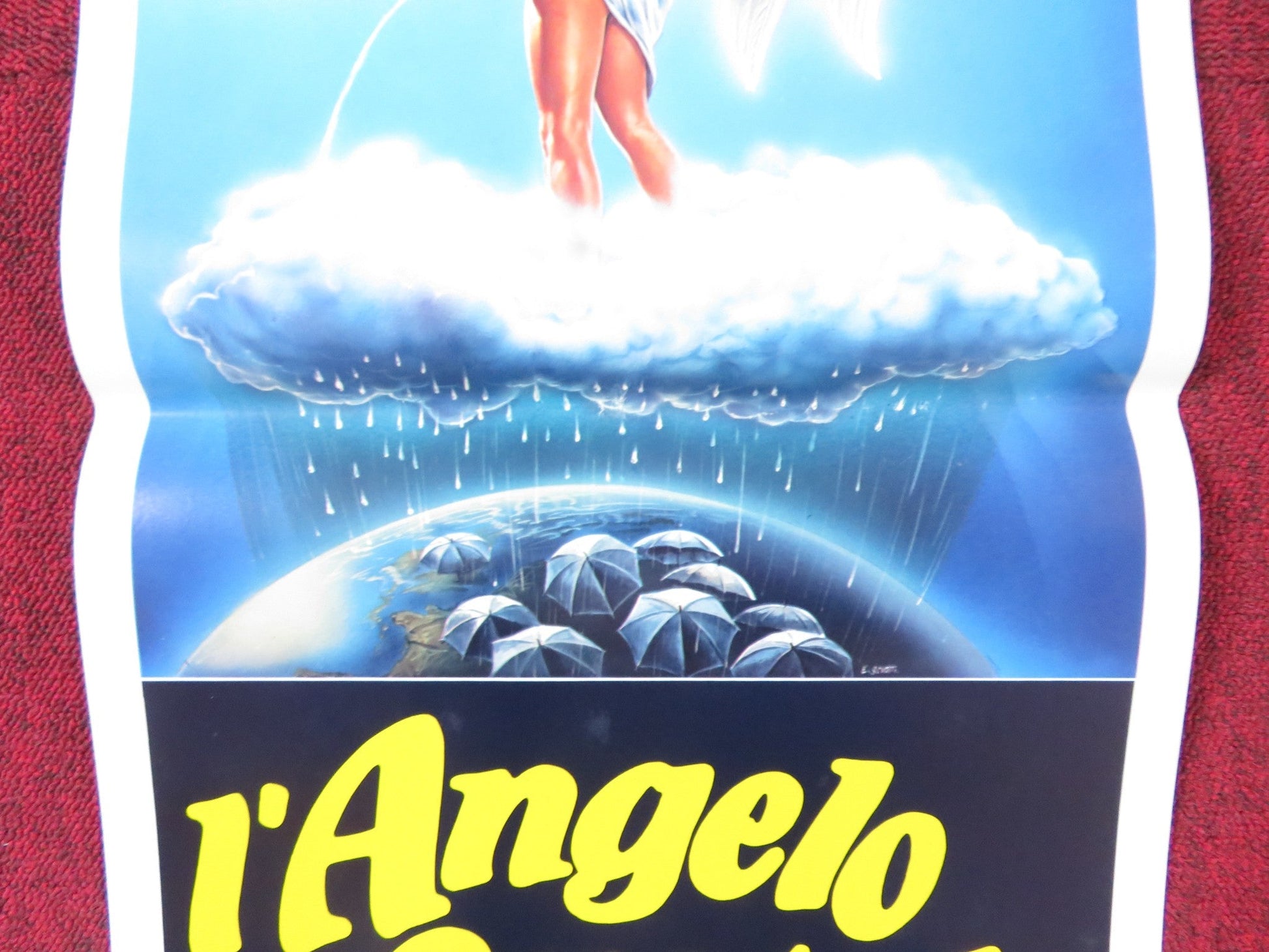 L'ANGELO CUSTODE ITALIAN LOCANDINA POSTER OTELLO BELARDI ROSA CRISTILLO 1984 Rendezvous Cinema Movie posters