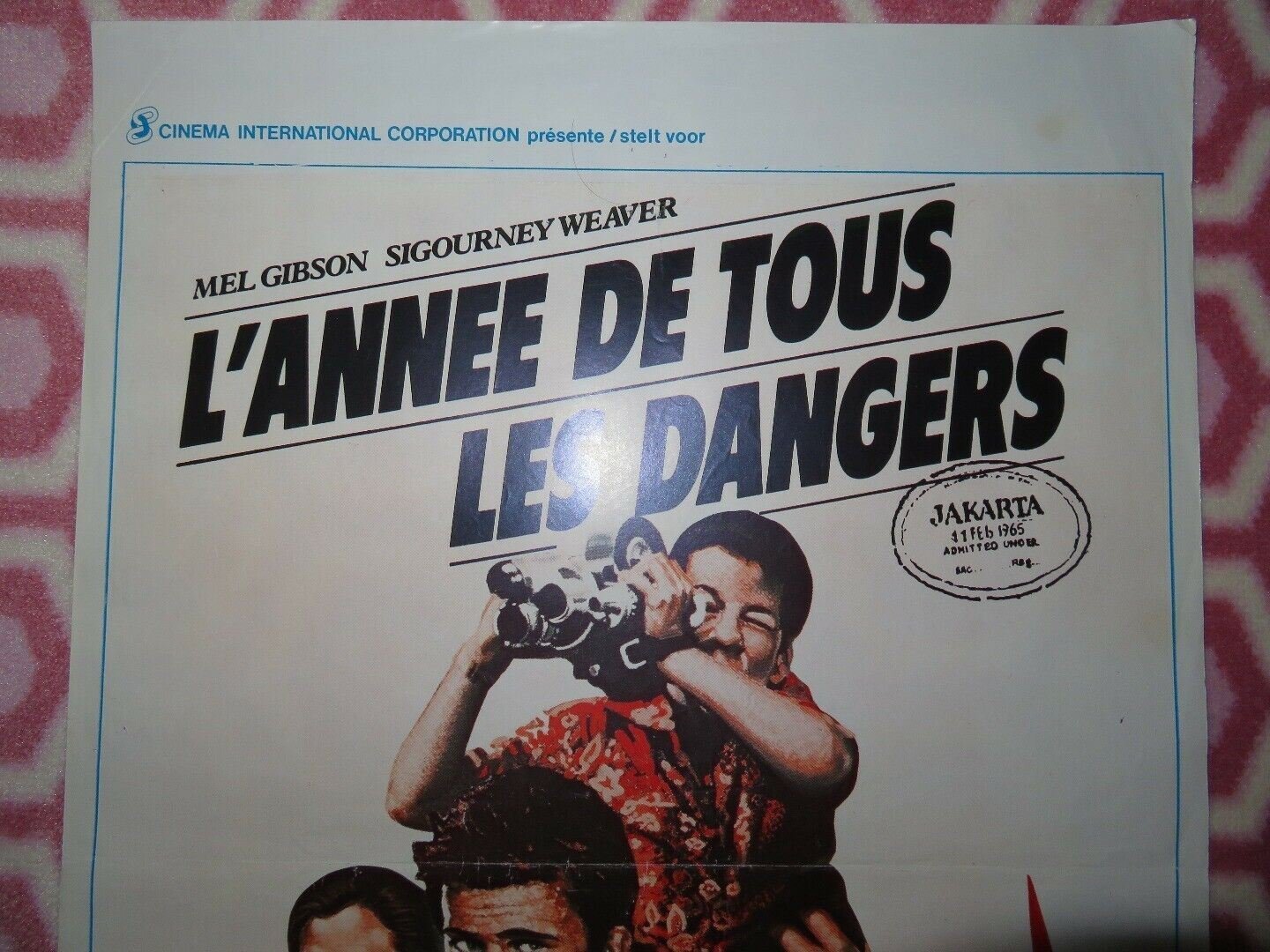 L'ANNEE DE TOUS LES DANGERS BELGIUM (21.5"x 14.5") POSTER MEL GIBSON 1982 Movie posters