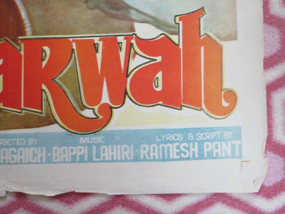LAPARWAH INDIAN (30" x 20") POSTER ROLLED PREM BEDI BIRBAL BOLLYWOOD 1981 Movie posters
