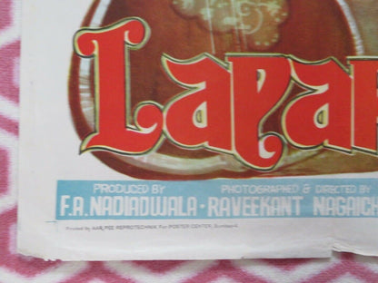 LAPARWAH INDIAN (30" x 20") POSTER ROLLED PREM BEDI BIRBAL BOLLYWOOD 1981 Movie posters