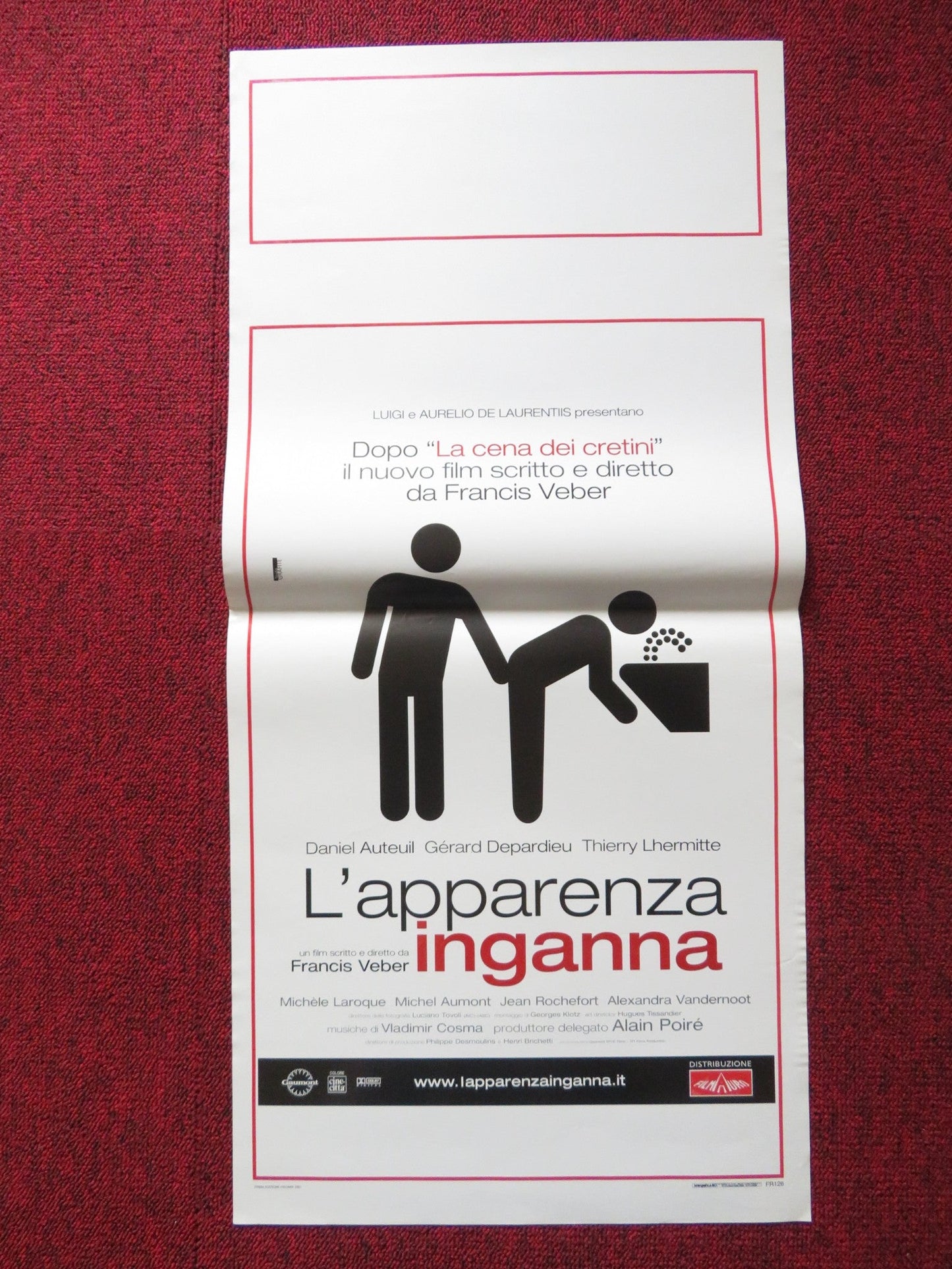 L'APPARENZA INGANNA ITALIAN LOCANDINA POSTER DANIEL AUTEUIL G. DEPARDIEU 2001 Rendezvous Cinema Movie posters
