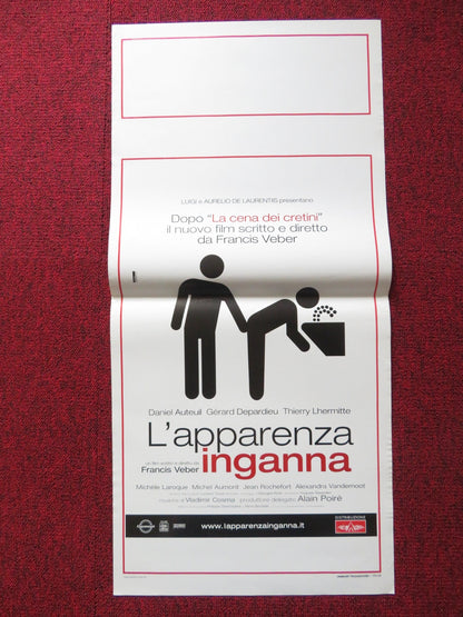 L'APPARENZA INGANNA ITALIAN LOCANDINA POSTER DANIEL AUTEUIL G. DEPARDIEU 2001 Rendezvous Cinema Movie posters