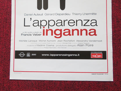 L'APPARENZA INGANNA ITALIAN LOCANDINA POSTER DANIEL AUTEUIL G. DEPARDIEU 2001 Rendezvous Cinema Movie posters