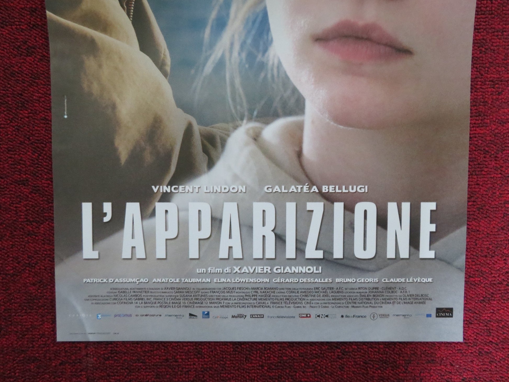 L'APPARIZIONE ITALIAN LOCANDINA POSTER VINCENT LINDON GALETEA BELLUGI 2018 Rendezvous Cinema Movie posters