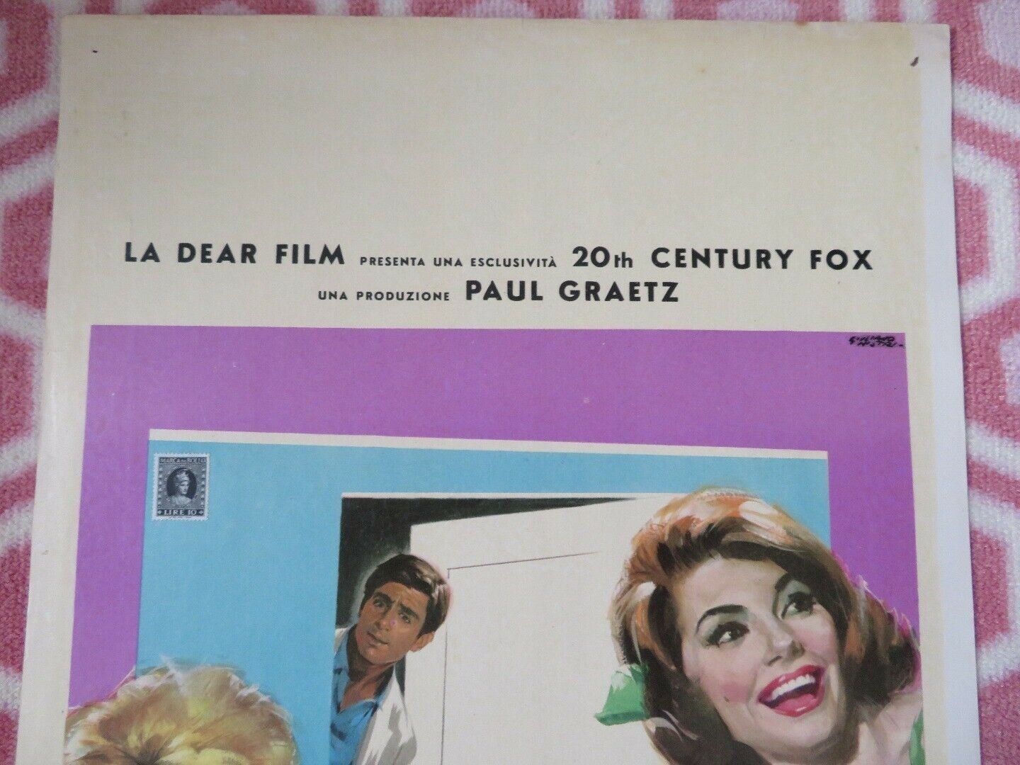 L'APPARTAMENTO DELLE RAGAZZE ITALIAN LOCANDINA (27.5"x 13") POSTER SYLVA KOSCINA Movie posters