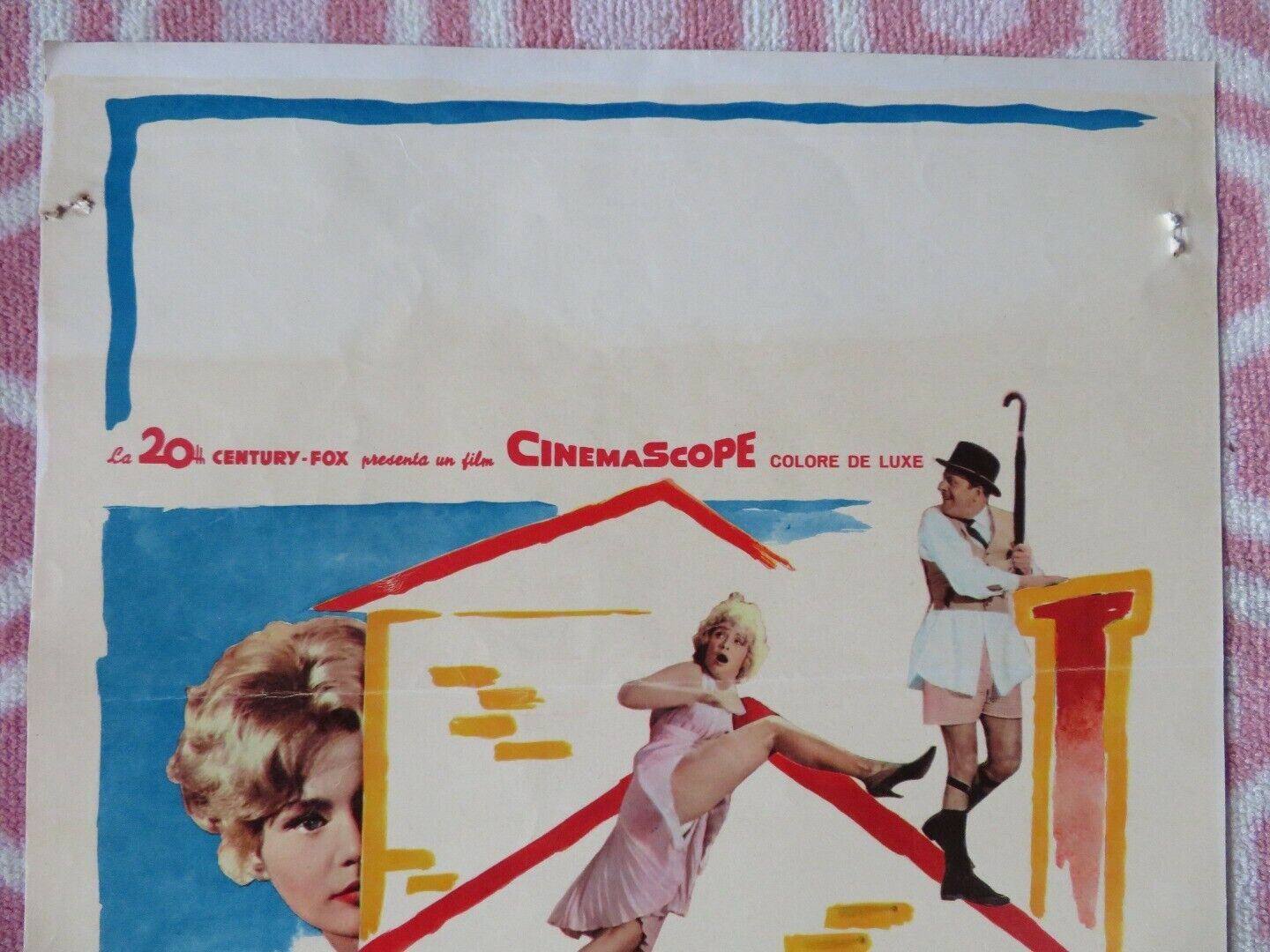 L'APPARTAMENTO DELLO SCAPOLO ITALIAN LOCANDINA (27.5"x13") POSTER T WELD '61 Movie posters