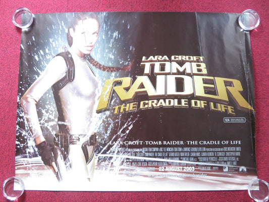 LARA CROFT: TOMB RAIDER - THE CRADLE OF LIFE UK QUAD ROLLED POSTER 2003 Rendezvous Cinema Movie posters